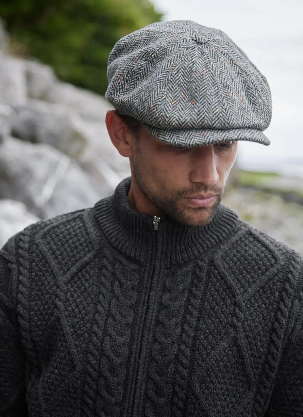 Mucros Wool Driving Cap